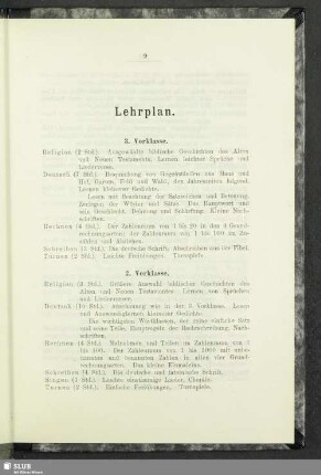 Lehrplan