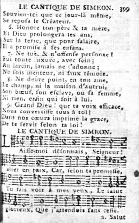 Le Cantique de Simeon