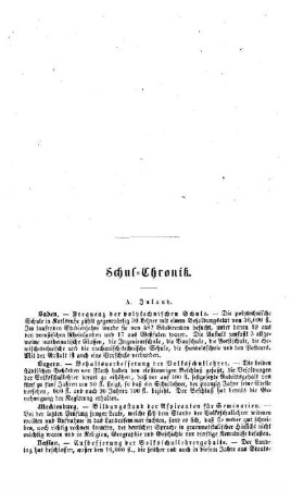 Schul-Chronik