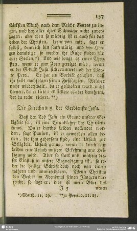 Die Zurechnung der Verdienste Jesu