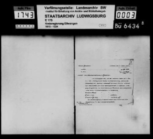 Schusterinnung für den Oberamtsbezirk Gerabronn