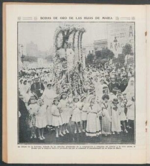 Bodas de oro de las hijas de María - [Ilustración]