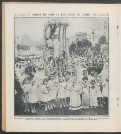Bodas de oro de las hijas de María - [Ilustración]