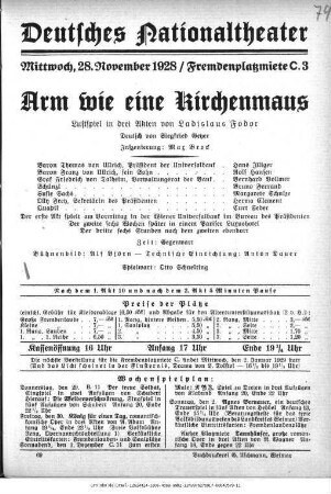 Arm wie eine Kirchenmaus