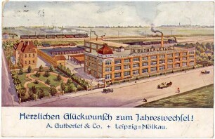 Herzlichen Glückwunsch zum Jahreswechsel! : A. Gutberlet & Co. - Leipzig-Mölkau