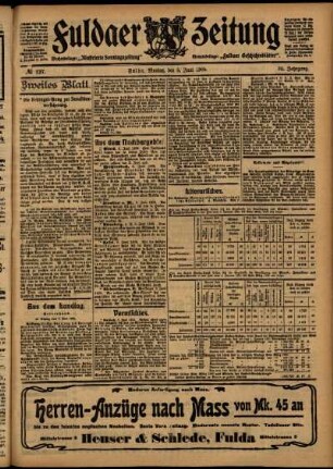 Zweite Ausgabe vom Montag, den 05. Juni 1905.