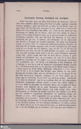 Sparsamkeit, Ordnung, Reinlichkeit und Zierlichkeit