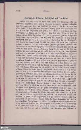 Sparsamkeit, Ordnung, Reinlichkeit und Zierlichkeit