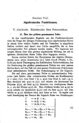21. Über den größten gemeinsamen Teiler