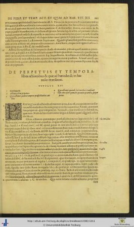 Titulus XII. De Perpetuis et Temporalibus Actionibus.