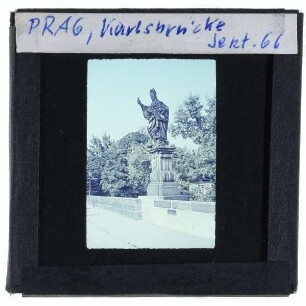 Prag, Karlsbrücke : Hl. Augustinus