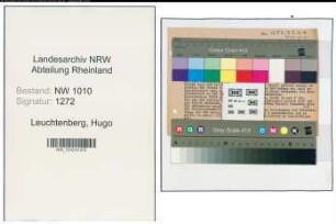 Entnazifizierung Hugo Leuchtenberg , geb. 27.09.1900 (Buchhalter)