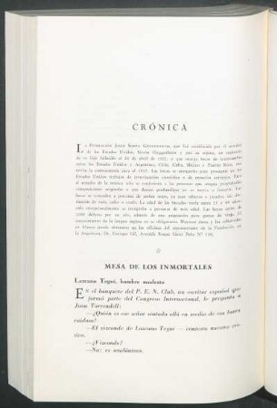 Crónica