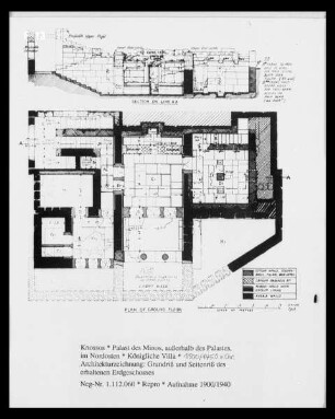 Knossos, Palast des Minos: das Erdgeschoss der Königlichen Villa