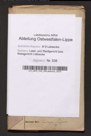 Erblasser: Hodde, Margarethe Louise, geb. Pelzer: