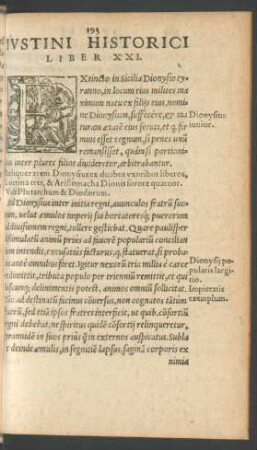 Iustini Historici Liber XXI.