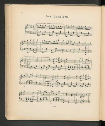 Les Lanciers.