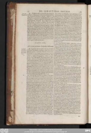 Caput VIII. Ad Laicos pertinere Scripturae lectionem.
