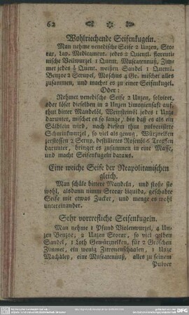 Wohlriechende Seifenkugeln