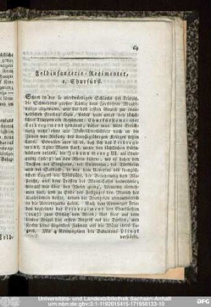 1. Churfürst.