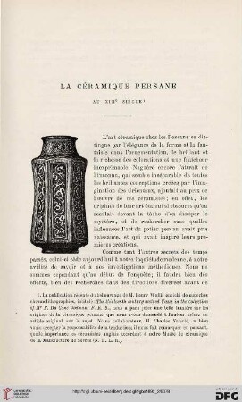 3. Pér. 8.1892: La céramique persane au XIIIe siècle