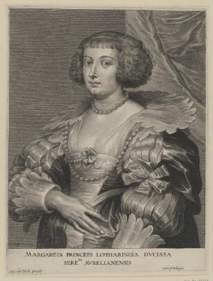 Bildnis der Margareta Princeps Lotharinga