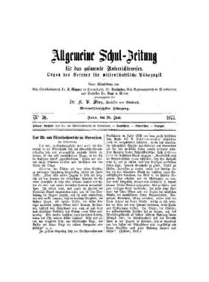 Das Alt - und Mitteldeutsche Gymnasium