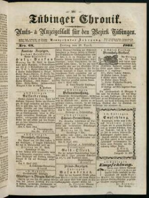 281-300, 10. April (Nr. 68) - 15. April (Nr. 72)