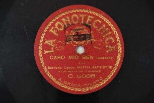 Caro mio ben : Aria / (Giordano)