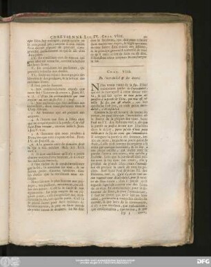 Chap. VIII. De l'incredulité & des doutes.
