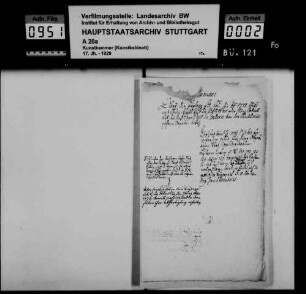 Akten zum Kunstkammersturz 1784/85, Unterfasz. 3: Notamina