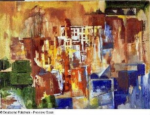 Abstrakte Stadtlandschaft