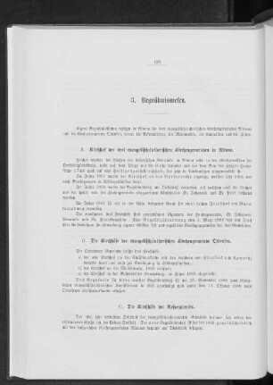 3. Begräbniswesen.