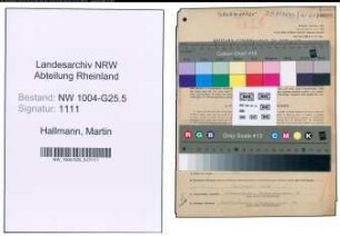 Entnazifizierung Martin Hallmann , geb. 28.01.1901 (Schuhmacher)