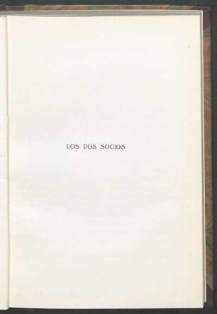 Los dos socios