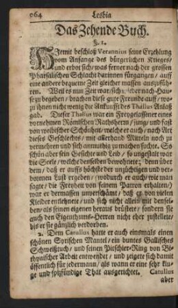 Das Zehende Buch.