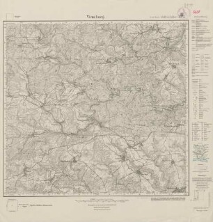 5608 (alte Nr.: 3267) Virneburg, Meßtischblatt (4cm - Karte)