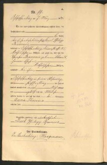Standesamtsbuch der Stadt Aschaffenburg: Geburten 365/1900 - 184/1901
