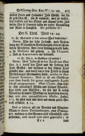 Der II. Theil. Vers 14-44.