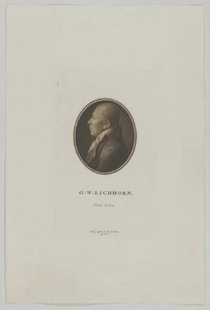 Bildnis des G: W: Eichhorn