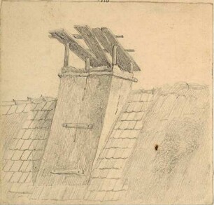 Schornstein eines alten Hauses