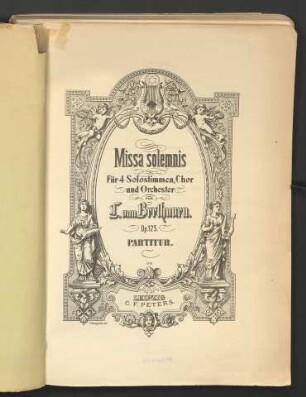 Missa solemnis op. 123 : für Solostimmen, Chor und Orchester