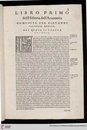 Libro primo dell'historia dell'Anatomia