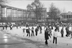Schlittschuhlaufen auf dem Stadtgartensee