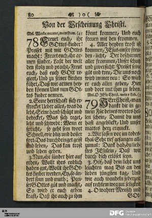 Von der Erscheinung Christi.