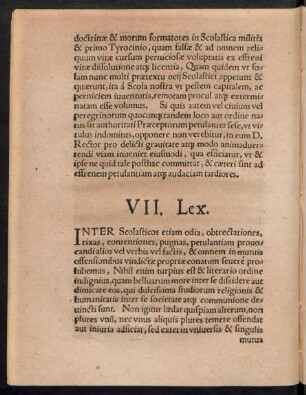 VII. Lex.