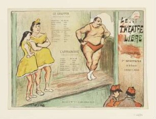 Le Grappin, L’Affranchie, premier spectacle, aus: "Programme pour le Théâtre Libre"