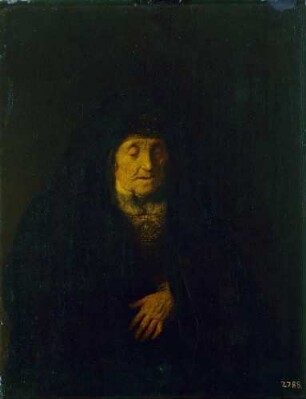 Rembrandts Mutter im Mantel
