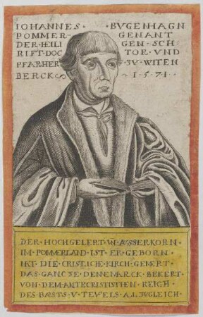 Bildnis des Iohannes Bvgenhagn
