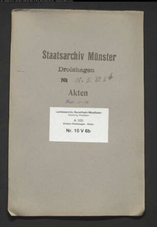 Essinghausen (Ksp. Drolshagen). Wechsel von Grundbesitz